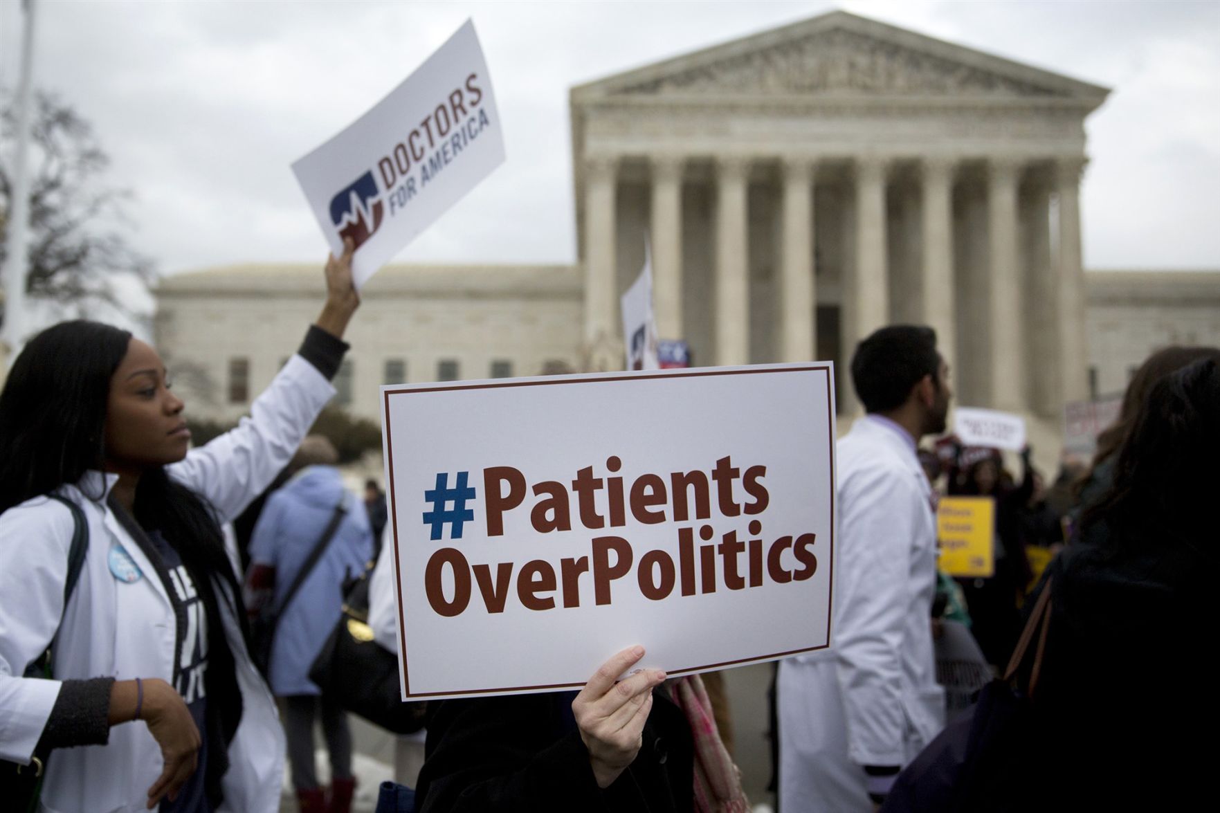 PATIENTS OVER POLITICS